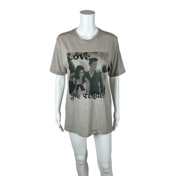 Next Level Apparel Tops - Elvis Prescilla Presley Tee Womens Medium Love Me Tender Graphic Shirt